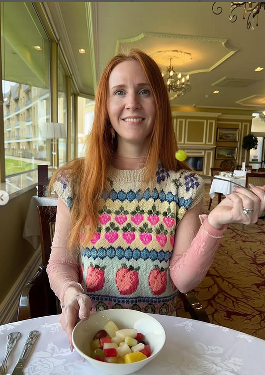 Fruit Salad Vest Fingering Weight Knitting Pattern