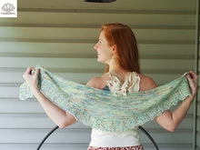 Load image into Gallery viewer, Atlantis Scarf Hand Knitting Pattern Fingering Weight
