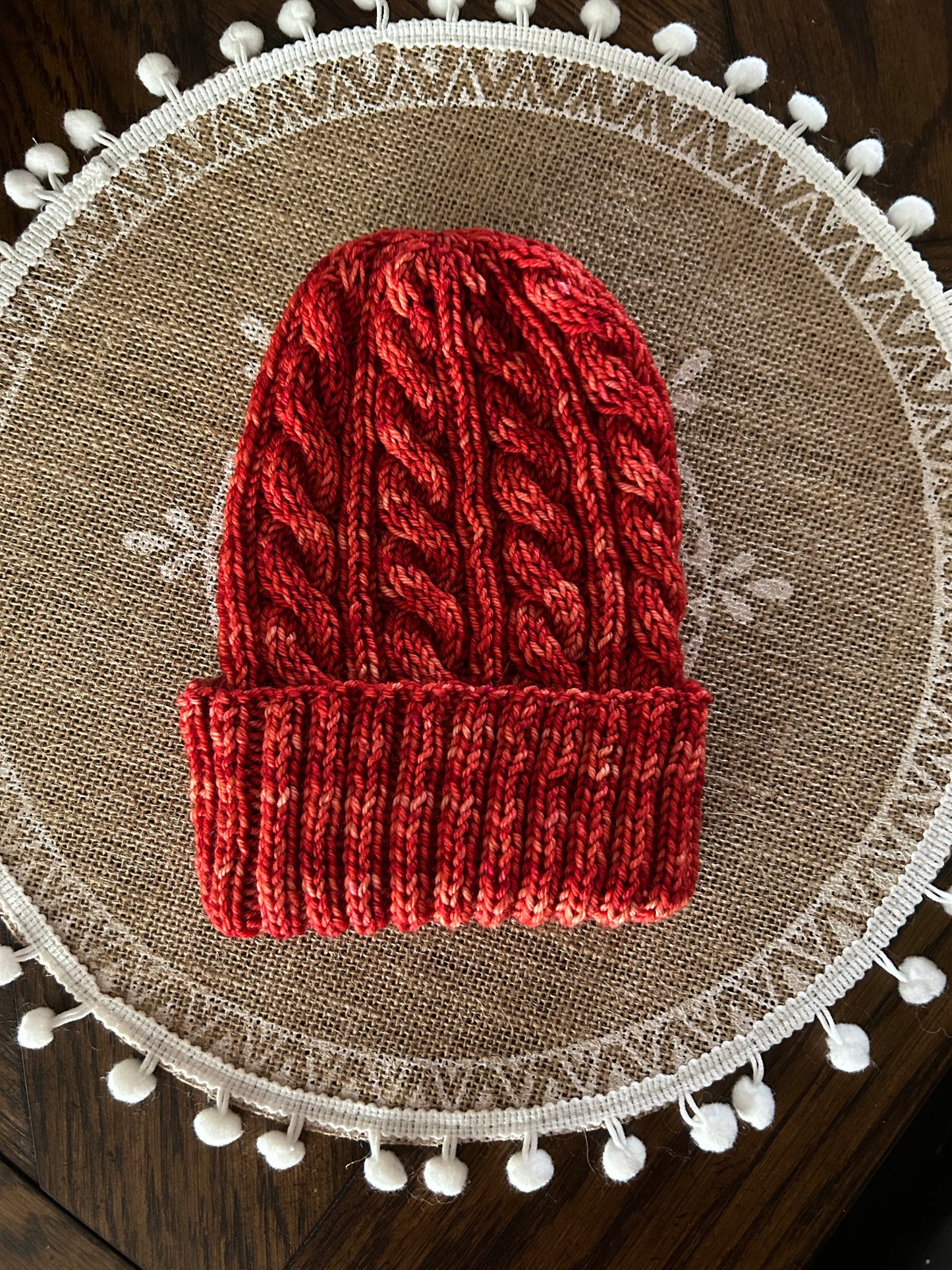 Vermilion Button