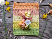Load image into Gallery viewer, Lacy Sampler Cowl Fingering Weight Pattern

