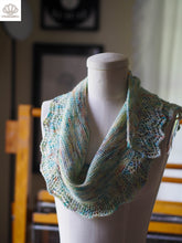 Load image into Gallery viewer, Atlantis Scarf Hand Knitting Pattern Fingering Weight
