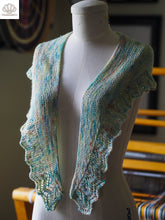 Load image into Gallery viewer, Atlantis Scarf Hand Knitting Pattern Fingering Weight
