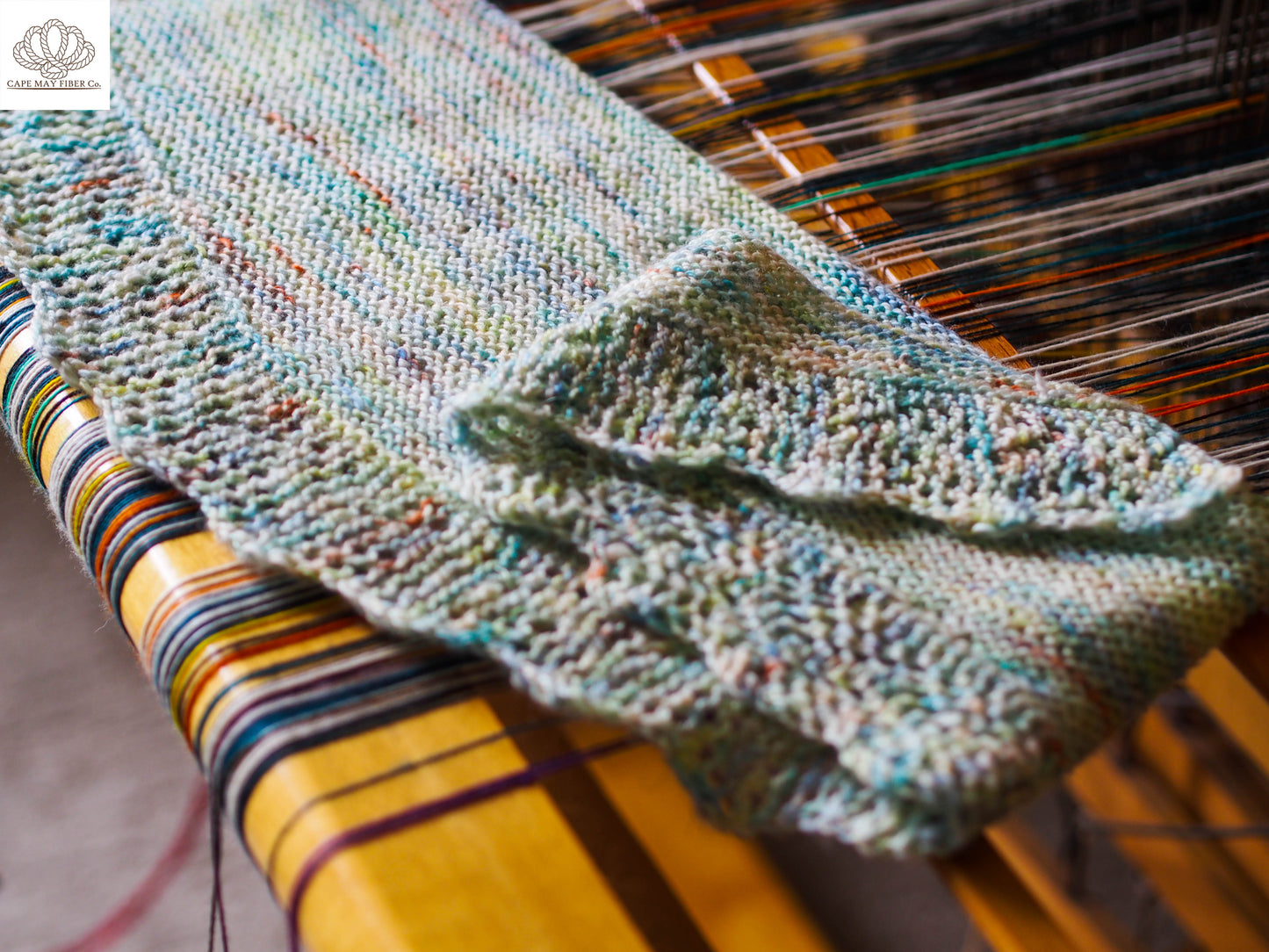 Atlantis Scarf Hand Knitting Pattern Fingering Weight