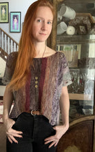 Load image into Gallery viewer, Beachycomber Top or Poncho Fingering Weight Knitting Pattern
