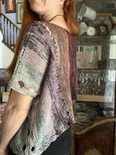 Load image into Gallery viewer, Beachycomber Top or Poncho Fingering Weight Knitting Pattern
