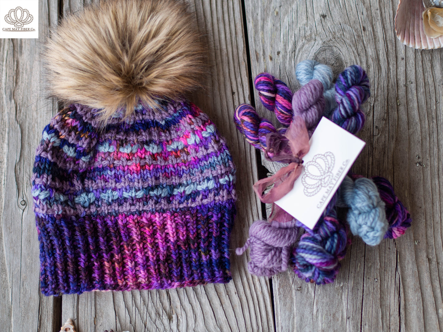 Boardwalk Plank Beanie Worsted / Aran Weight Knitting Pattern