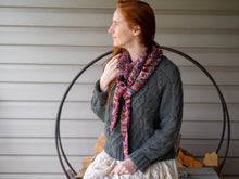 Load image into Gallery viewer, Clove Hitch Scarf Sport or DK Weight Knitting Pattern
