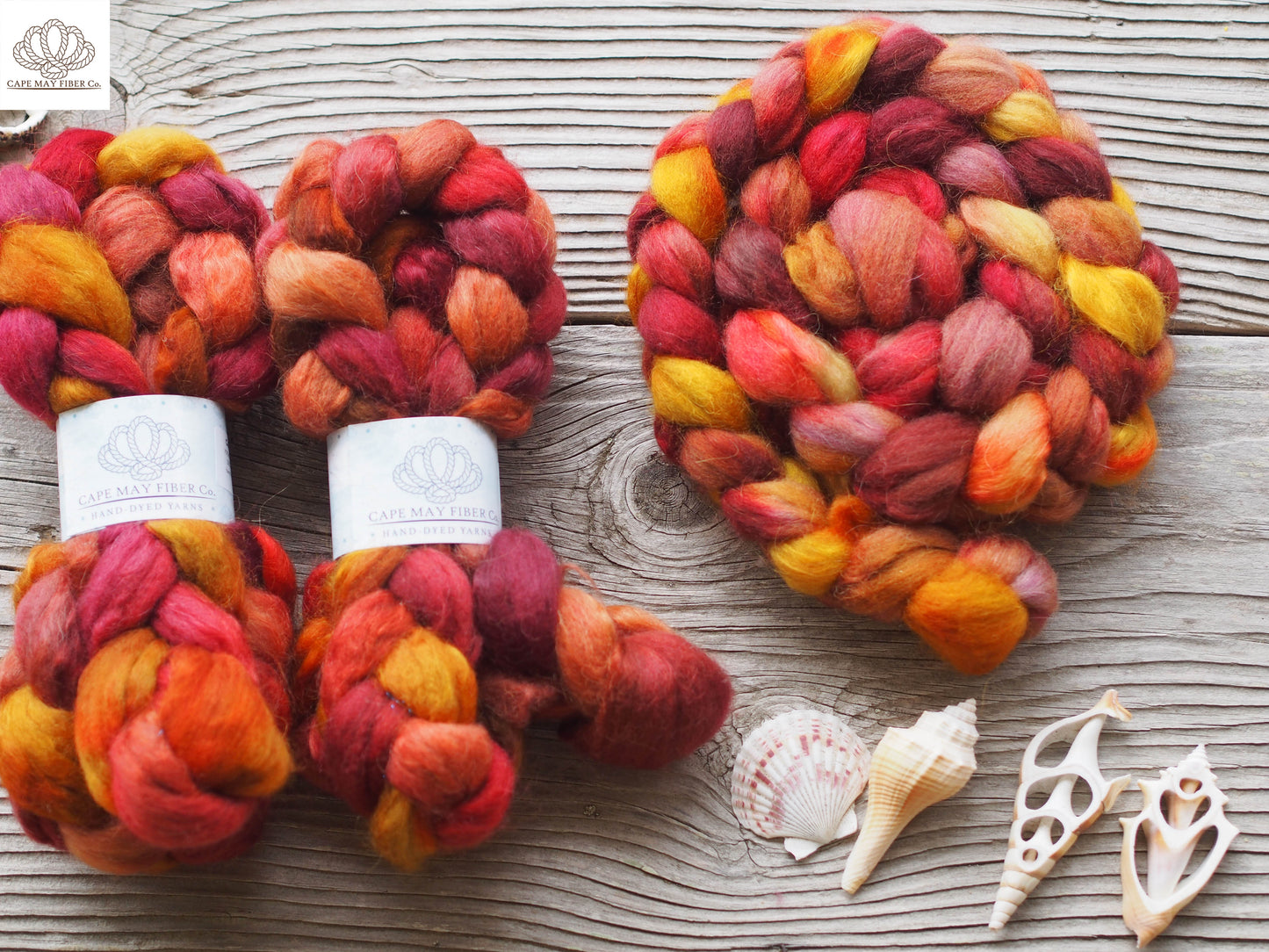 Crisp Apple Strudel BFL and Mohair Combed Top