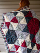 Load image into Gallery viewer, Dendrite Throw Super Bulky Knitting Pattern
