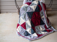 Load image into Gallery viewer, Dendrite Throw Super Bulky Knitting Pattern
