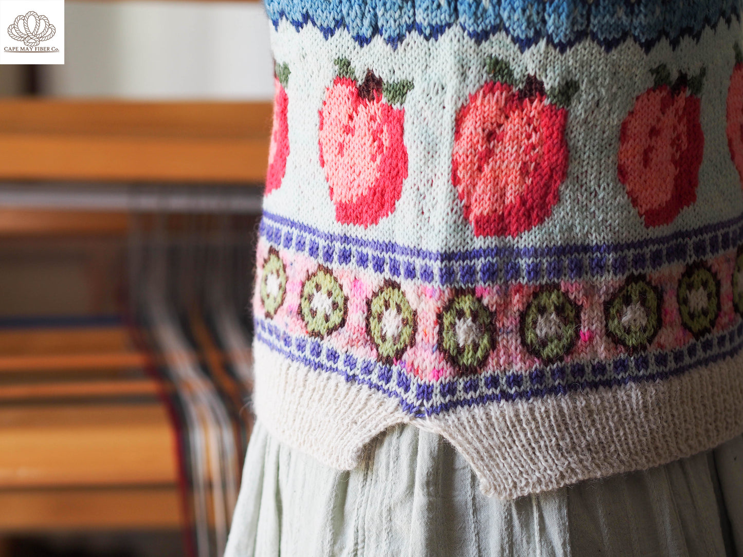 Fruit Salad Vest Fingering Weight Knitting Pattern