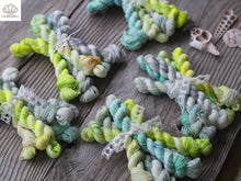 Load image into Gallery viewer, Green Light Sparkle Sock Mini Skein Set of 5
