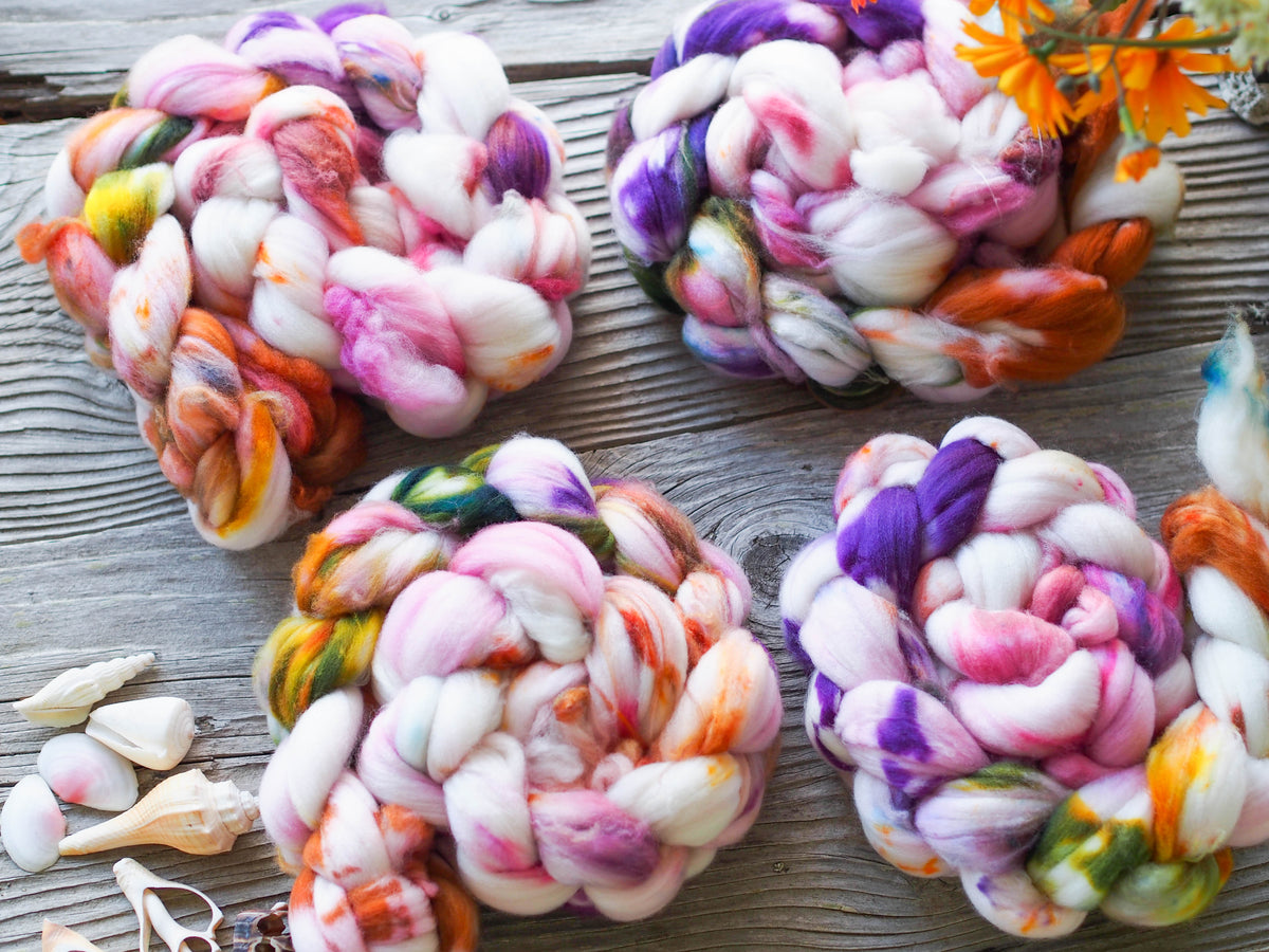How Still My Love Merino Casmere Nylon Combed Top - 4 oz