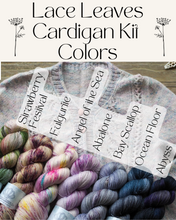 Load image into Gallery viewer, Lace Leaves Cardigan Lace Weight Kit
