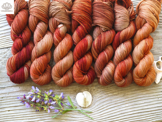 Madder + Iron Naturally Dyed DK