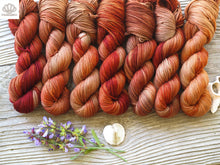 Load image into Gallery viewer, Madder + Iron Naturally Dyed DK
