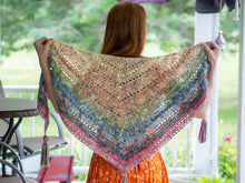 Load image into Gallery viewer, On the Way To Cape May Shawl Crochet Pattern DK or Sport Weight
