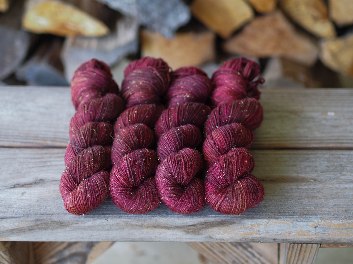 OOAK Red Mermaid Sock