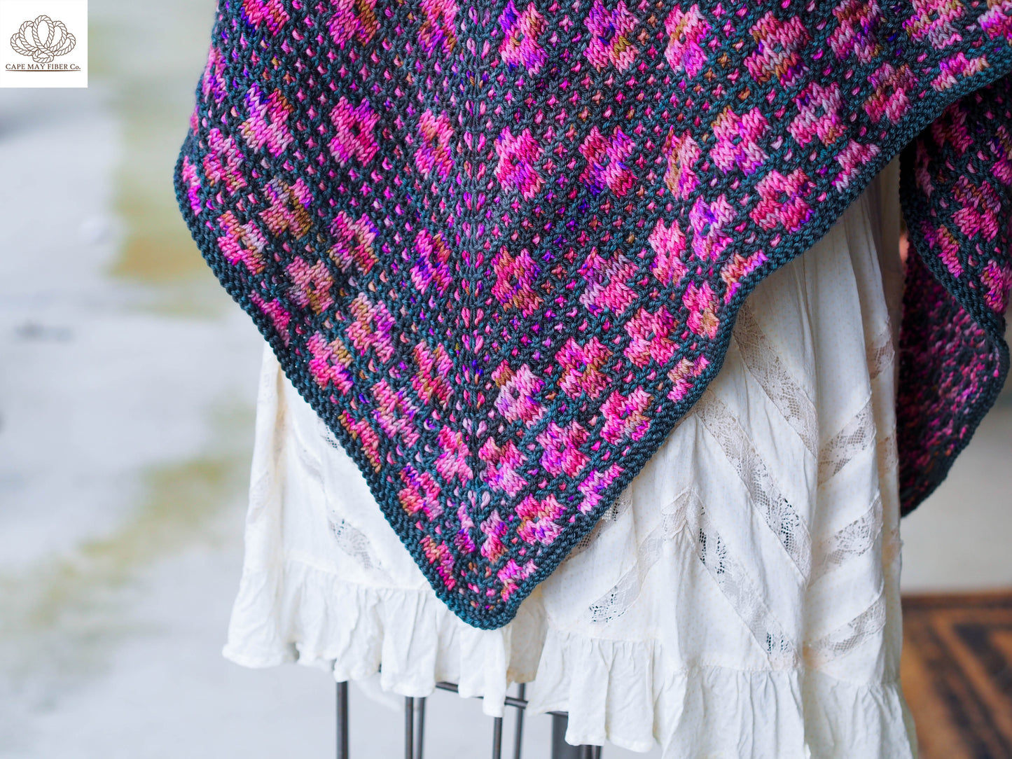 Pressed Flowers Shawl Kit