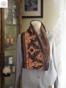 Quoth the Raven Cowl Knitting Pattern Sport or DK Weight