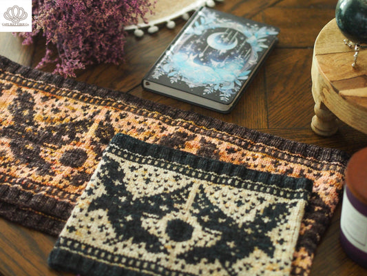 Quoth the Raven Cowl Knitting Pattern Sport or DK Weight