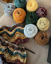 Load image into Gallery viewer, Shelly Throw Kit DK Weight
