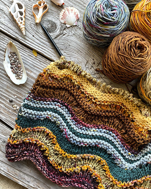 Shelly Throw Knitting Pattern DK Weight