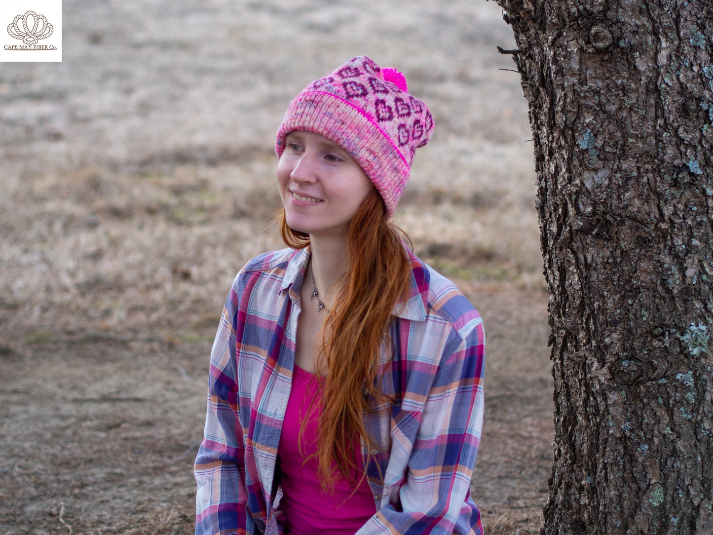 Sweet Tart Hat fingering weight knitting pattern