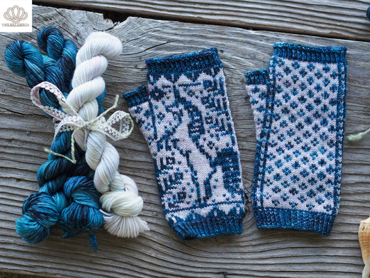 The Last Unicorn Mitt Fingering Weight Kit