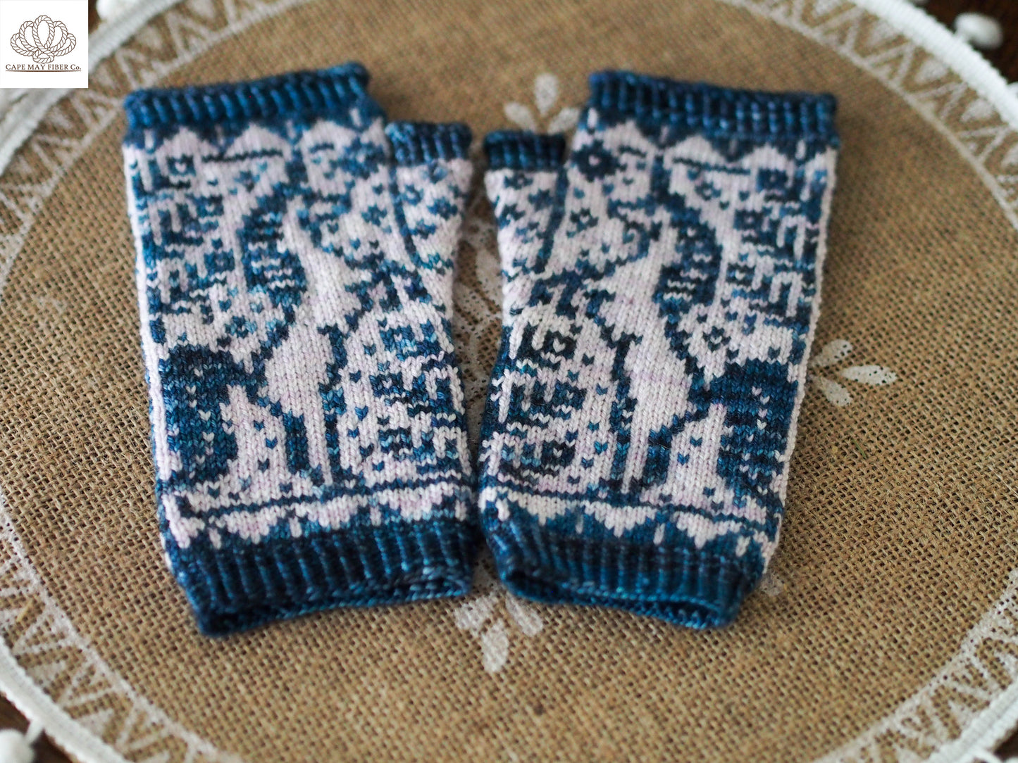 Last Unicorn Mitts Fingering Weight Knitting Pattern