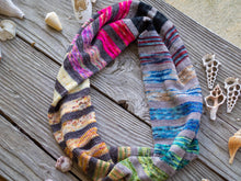 Load image into Gallery viewer, Under the Sea Cowl Fingering Weight Knitting Pattern
