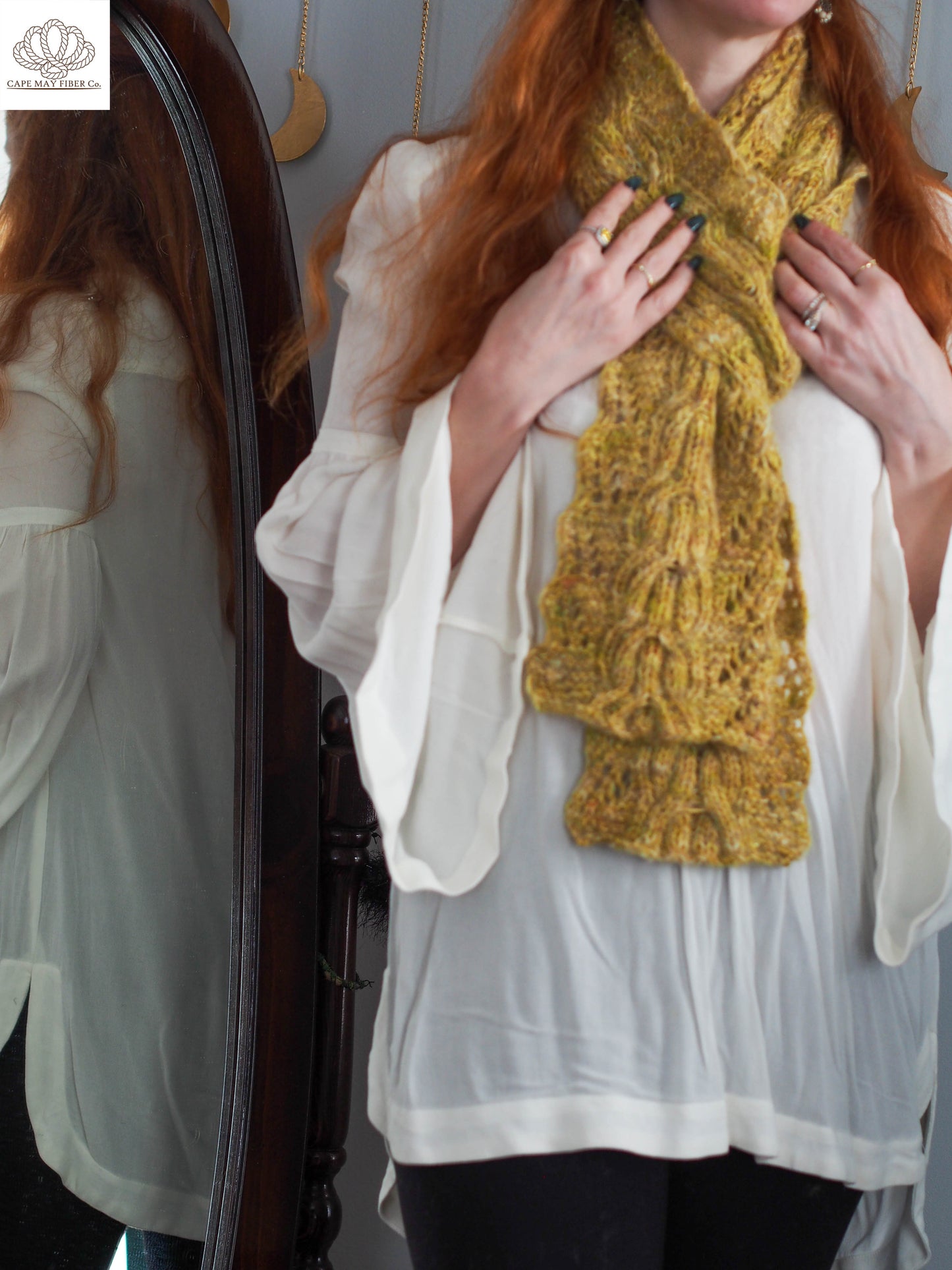 Wishbone Scarf Fingering and Lace weight Kit