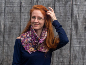 Jagged Pathways Knitting Pattern Super Bulky Weight