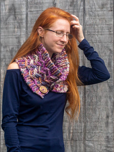 Jagged Pathways Knitting Pattern Super Bulky Weight
