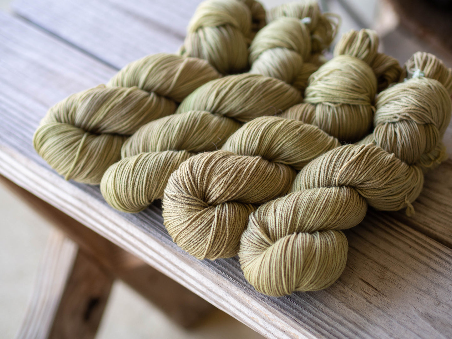 Alkanet and Mulberry Leaf Naturally Dyed Sock