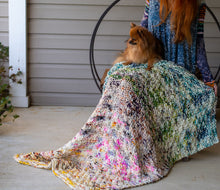 Load image into Gallery viewer, Double Moss Faded Throw Kit
