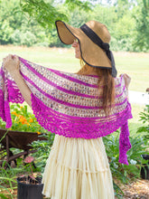Load image into Gallery viewer, Exit Zero Shawl DK Weight Knitting Pattern
