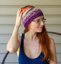 Load image into Gallery viewer, Mineral Fade Hat Fingering Weight Hat Pattern
