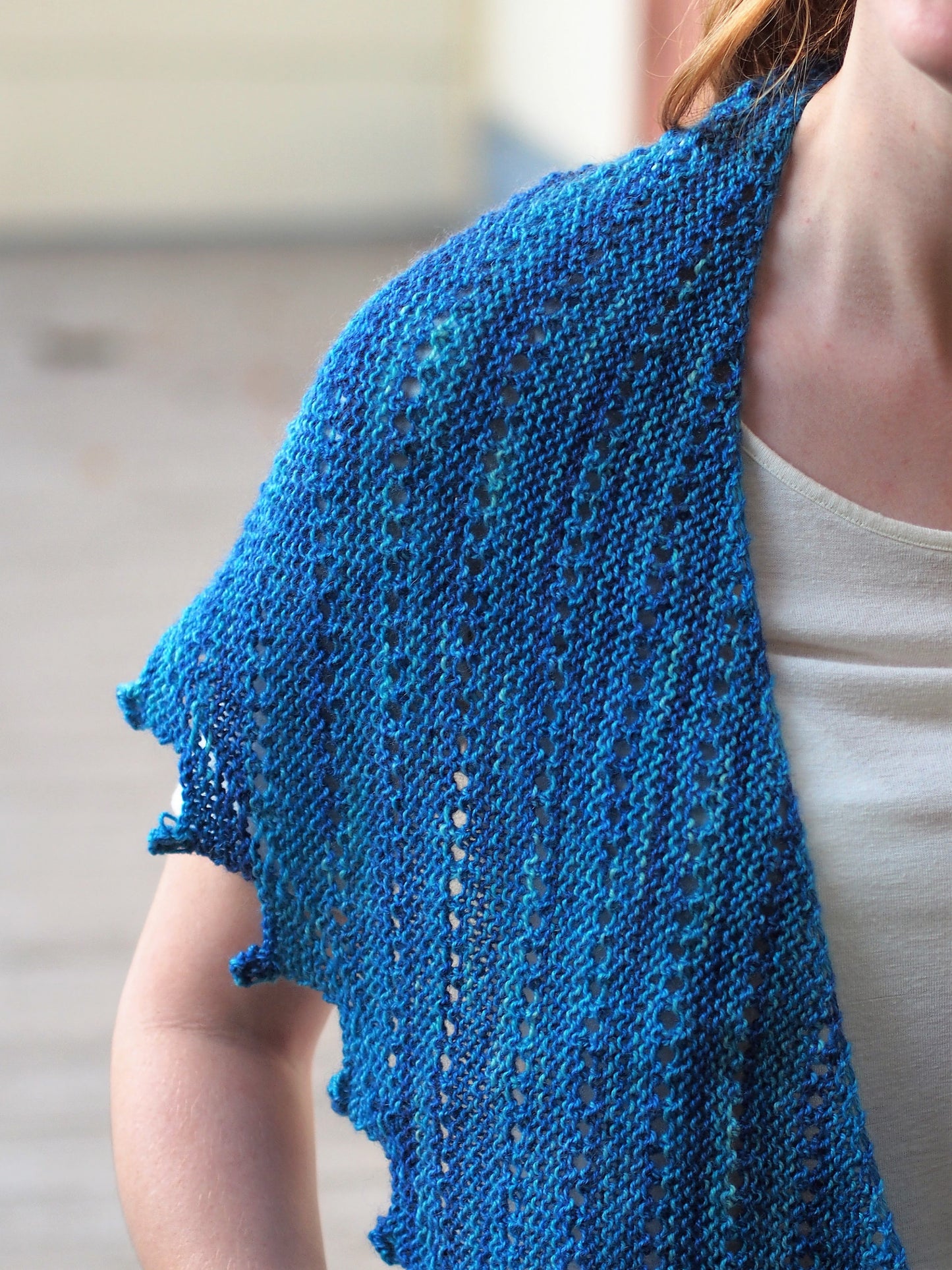 Mermaid Tail Scarf Knitting Pattern Fingering Weight