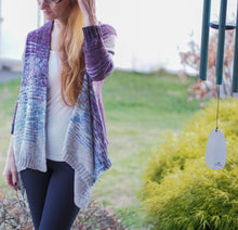 Load image into Gallery viewer, Windward Cardigan Knitting Pattern Fingering Weight
