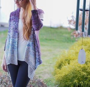 Windward Cardigan Knitting Pattern Fingering Weight