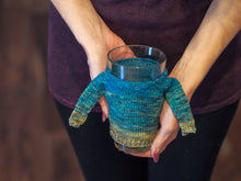 Load image into Gallery viewer, Cold Brew Koozie Hand Knitting Pattern Fingering Weight
