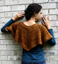 Load image into Gallery viewer, Capelet Duet Knitting Pattern Dk or Worsted Weight
