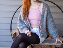 Load image into Gallery viewer, Sea Mist Cardi Knitting Pattern Chunky Weight
