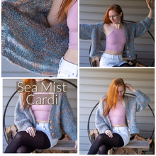 Load image into Gallery viewer, Sea Mist Cardi Knitting Pattern Chunky Weight
