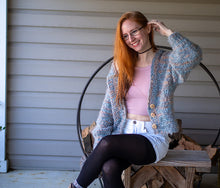 Load image into Gallery viewer, Sea Mist Cardi Knitting Pattern Chunky Weight
