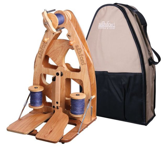 Ashford Joy Spinning Wheel 2 Double Treadle with carry bag