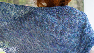 Lilja Light Shawl Lace Weight Knitting Pattern