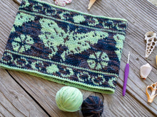 Load image into Gallery viewer, Luna Moth Cowl DK Weight Crochet Pattern
