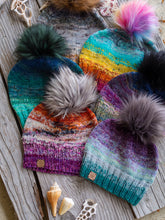 Load image into Gallery viewer, Mineral Fade Hat Fingering Weight Hat Pattern
